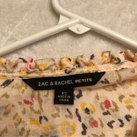 Zac and Rachel Lightweight, Ombré sheer button up top. PS - Picture 5 of 5